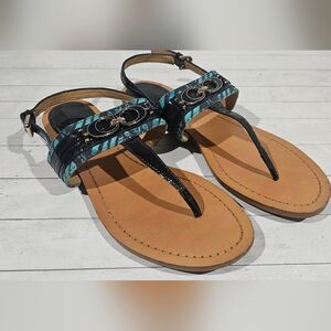 COACH "Sammy" thong sandal, size 9